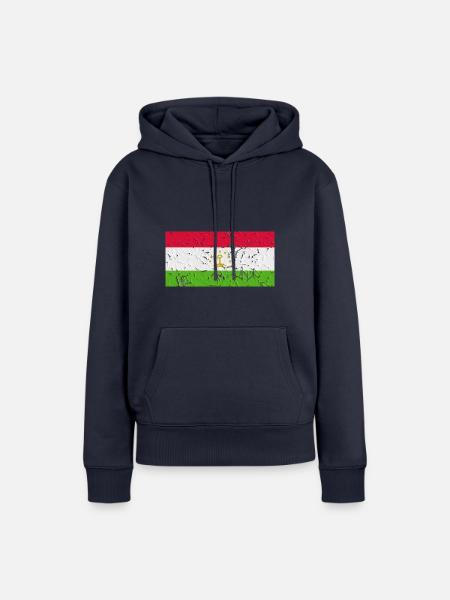 Tadschikistan - Frauen Premium Bio Hoodie - Navy