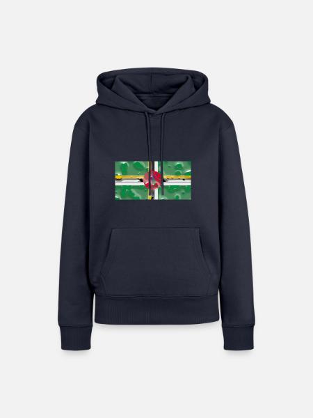 Geschenk für Dominica - Frauen Premium Bio Hoodie - Navy