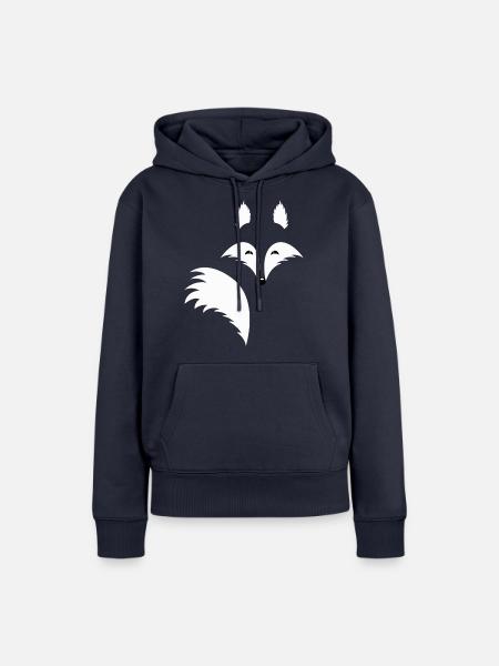 Kleiner Fuchs - Frauen Premium Bio Hoodie - Navy