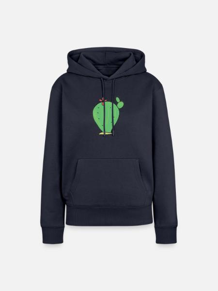 KAKTUS CACTUS - Frauen Premium Bio Hoodie - Navy