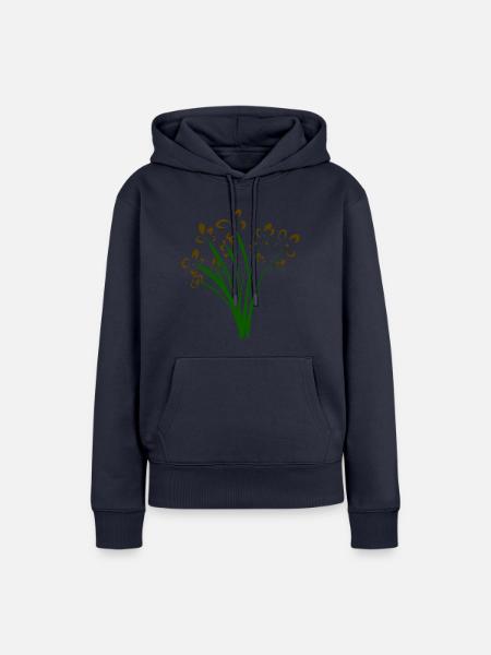 Blumenstrauss - Frauen Premium Bio Hoodie - Navy