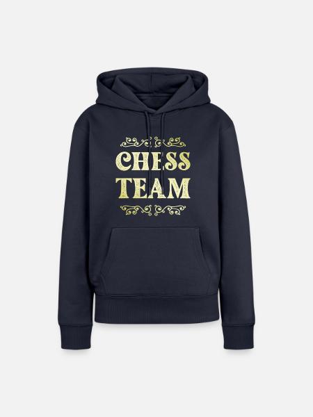 Chess Team - Frauen Premium Bio Hoodie - Navy