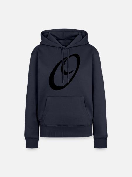 O - Frauen Premium Bio Hoodie - Navy