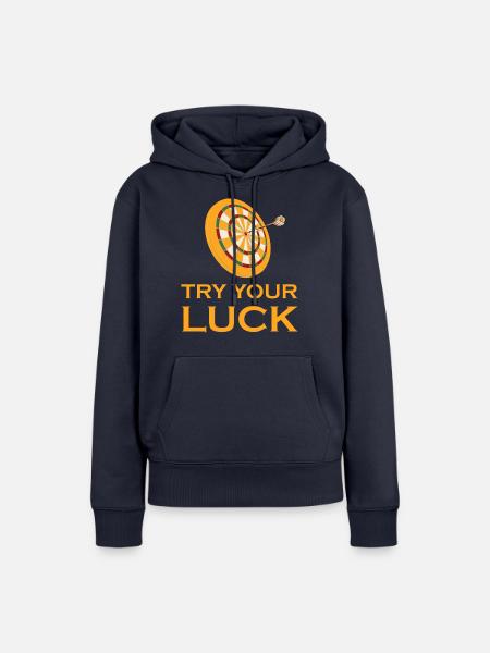 boardgame chess backgammon game night - Frauen Premium Bio Hoodie - Navy