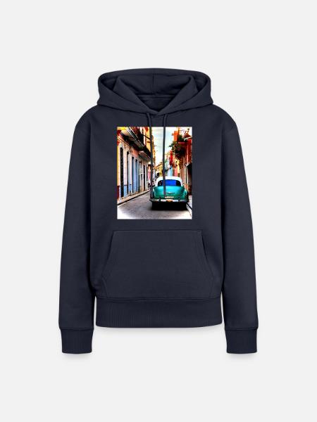 Havana Dream - Frauen Premium Bio Hoodie - Navy