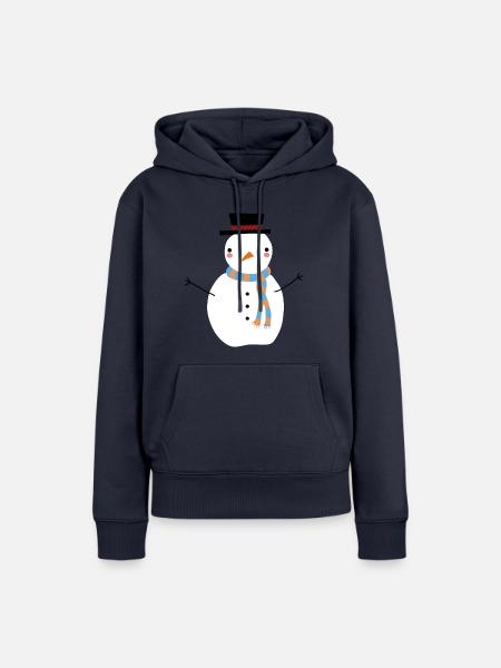 SCHNEEMANN - Frauen Premium Bio Hoodie - Navy