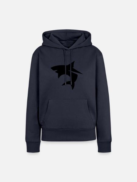 shark - Frauen Premium Bio Hoodie - Navy