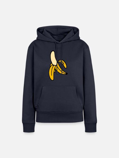 Banane - Frauen Premium Bio Hoodie - Navy
