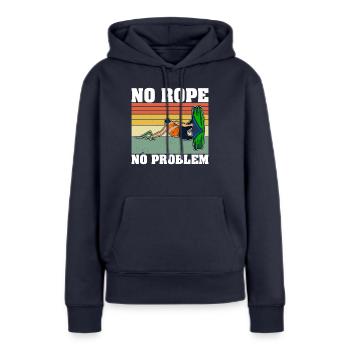 Water ski skilift Wakeboarder wakeboarding - Frauen Premium Bio Hoodie - Navy - Vorne - Julia (174cm)