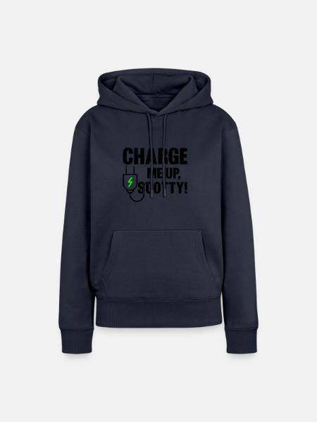 Elektrofahrzeug - Frauen Premium Bio Hoodie - Navy