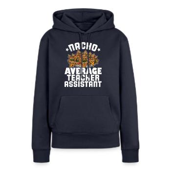 Nachos Cheese Mexico Mexican cuisine Jalapenos - Frauen Premium Bio Hoodie - Navy - Vorne - Julia (174cm)