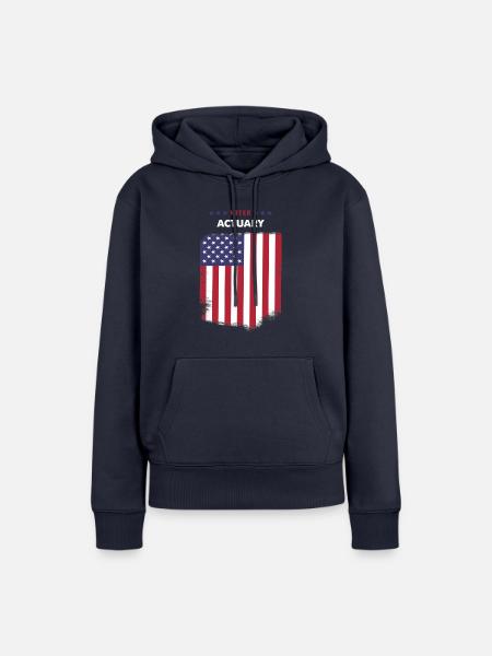 Wähler-Aktuar - Frauen Premium Bio Hoodie - Navy