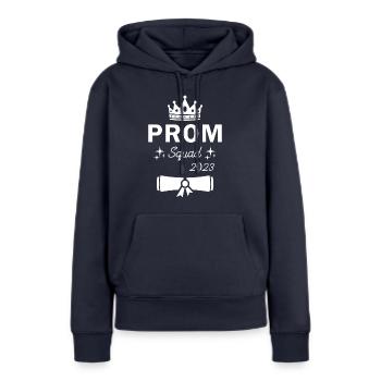 Senior 2022 Prom Squad - Women’s Premium Organic Hoodie - navy - Front - Julia (174cm)