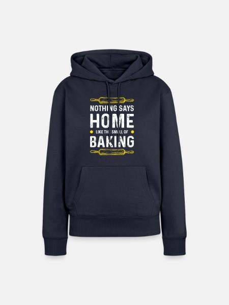 Smell of Baking - Frauen Premium Bio Hoodie - Navy