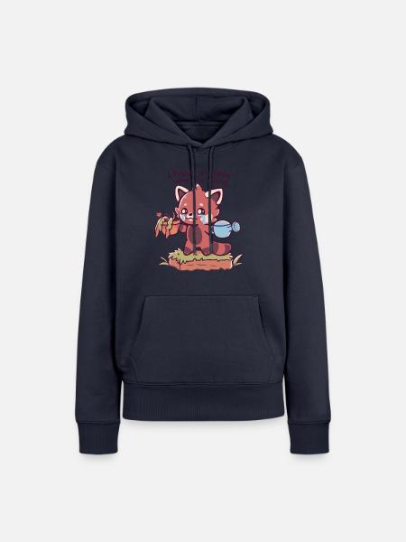 Probleme bei der Gartenarbeit - Frauen Premium Bio Hoodie - Navy