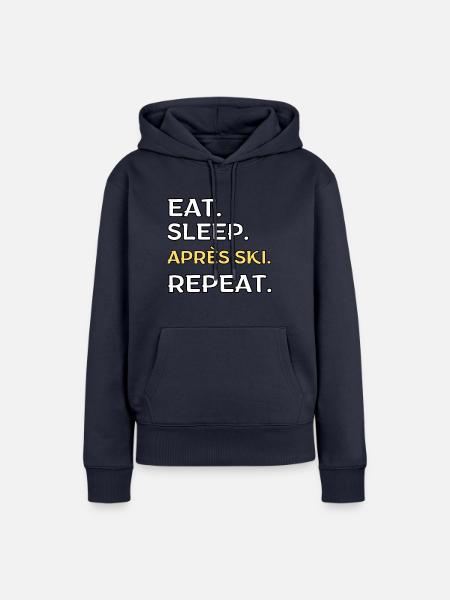 Aprés Ski - Frauen Premium Bio Hoodie - Navy