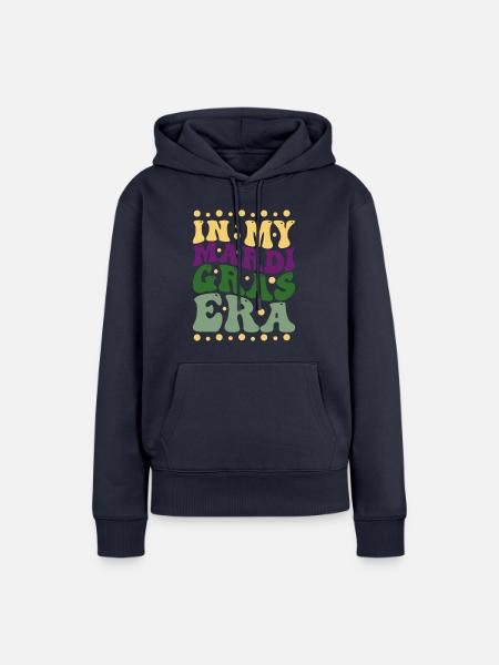 Mardi Gras - Frauen Premium Bio Hoodie - Navy