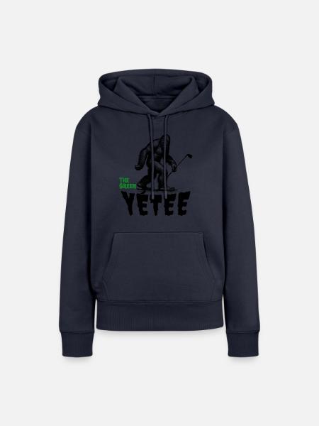 Yeti! - Frauen Premium Bio Hoodie - Navy