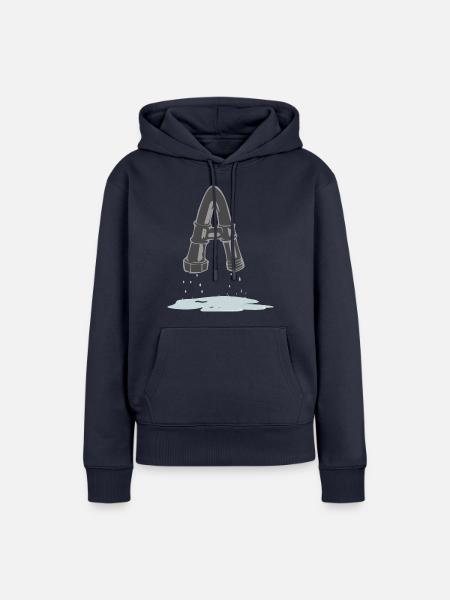 rohr a - Frauen Premium Bio Hoodie - Navy