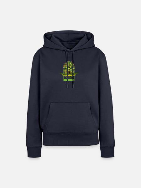 Gartenarbeit Meisterschaft Obstbaum - Frauen Premium Bio Hoodie - Navy