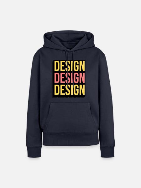 Cooles Design - Frauen Premium Bio Hoodie - Navy