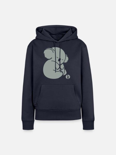 Koala - Frauen Premium Bio Hoodie - Navy
