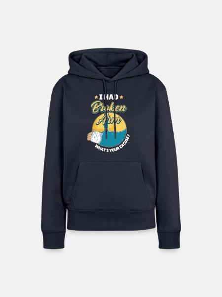 Ich Hatte Eine Gebrochene - Frauen Premium Bio Hoodie - Navy