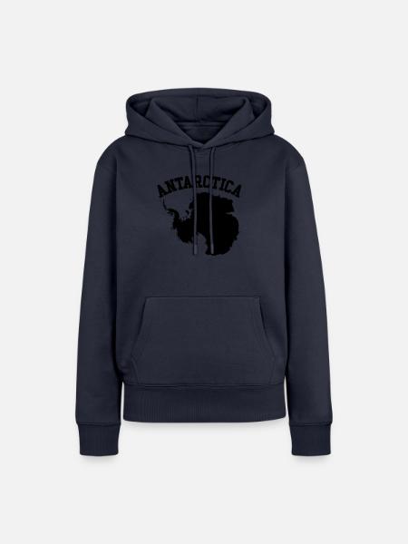 Antarktis die Eispausee Antarktis - Frauen Premium Bio Hoodie - Navy