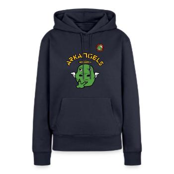 ArkAngels Pensive | Ark Survival Ascended - Women’s Premium Organic Hoodie - navy - Front - Julia (174cm)