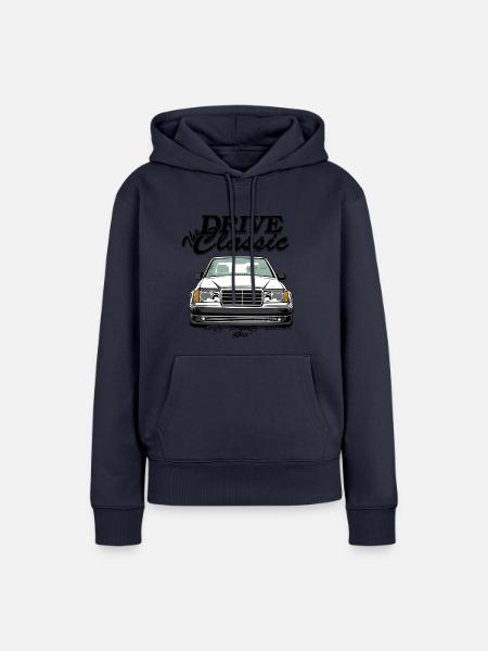 W124 drive the classic - Frauen Premium Bio Hoodie - Navy
