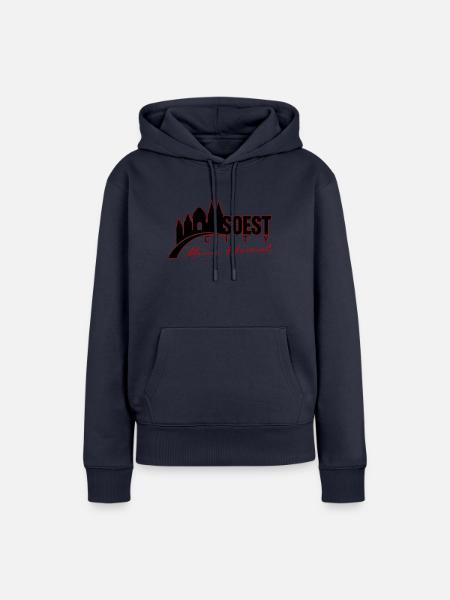 Soest City - Frauen Premium Bio Hoodie - Navy