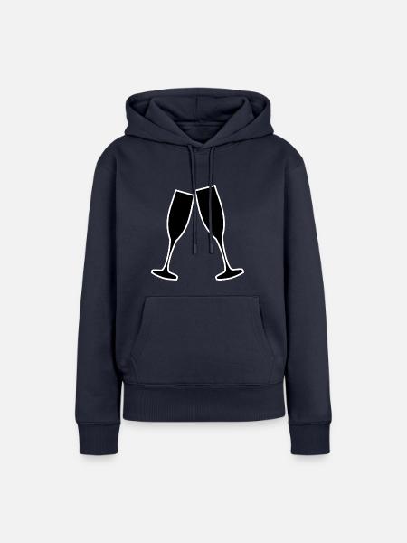 cheers - Frauen Premium Bio Hoodie - Navy