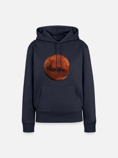 Mars - Frauen Premium Bio Hoodie - Navy