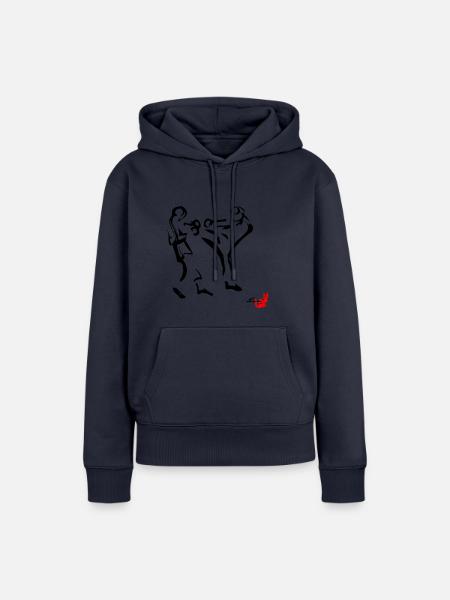 Muay Thai, Thai-Boxen, Thai-Boxen, - Frauen Premium Bio Hoodie - Navy