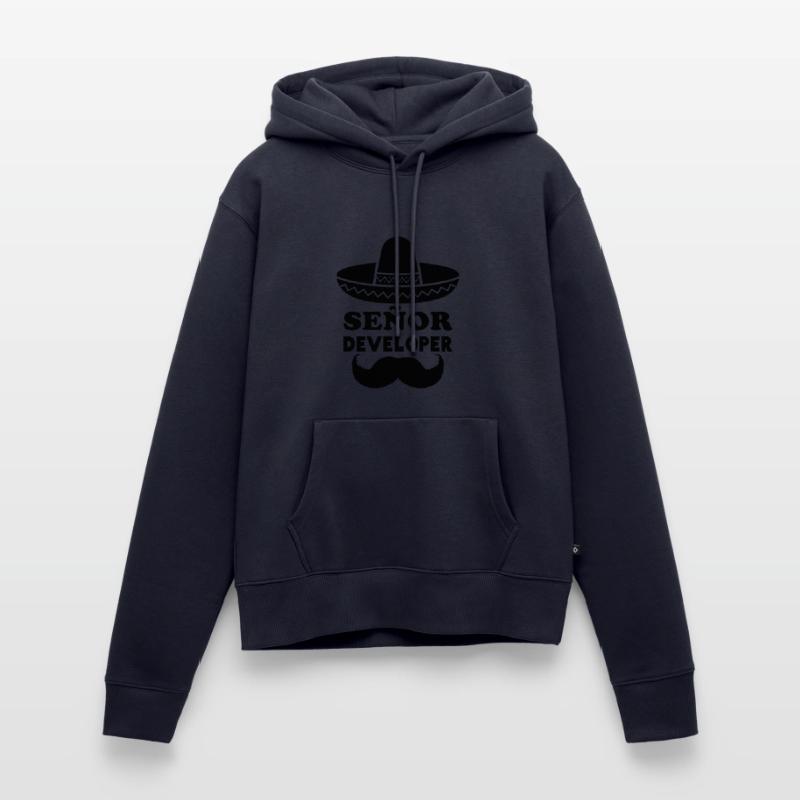 Señor Developer for Programming & Senior Developer Sweat à capuche Premium bio Femme