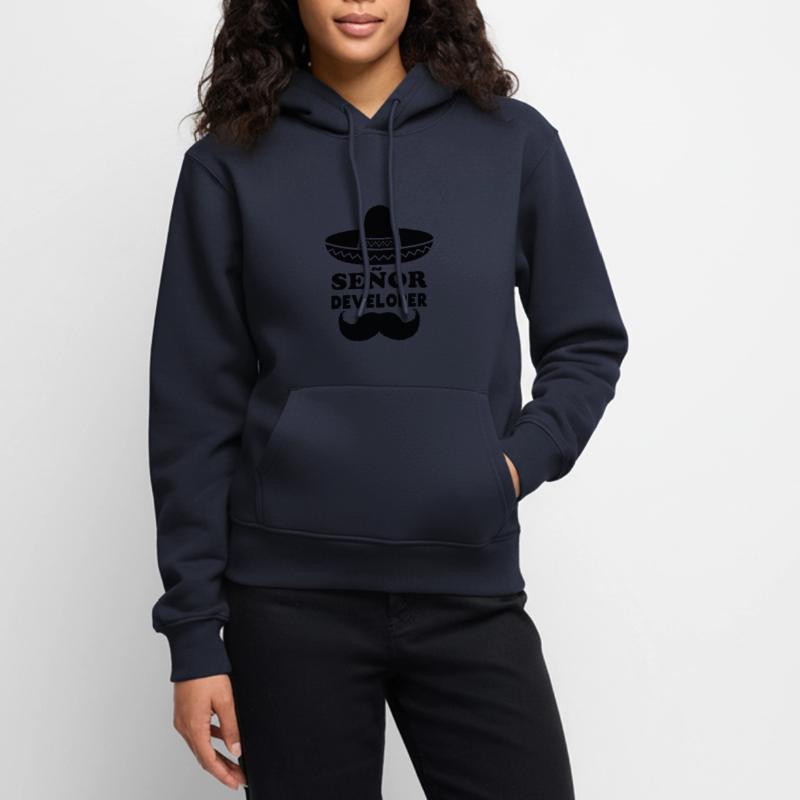Señor Developer for Programming & Senior Developer Sweat à capuche Premium bio Femme