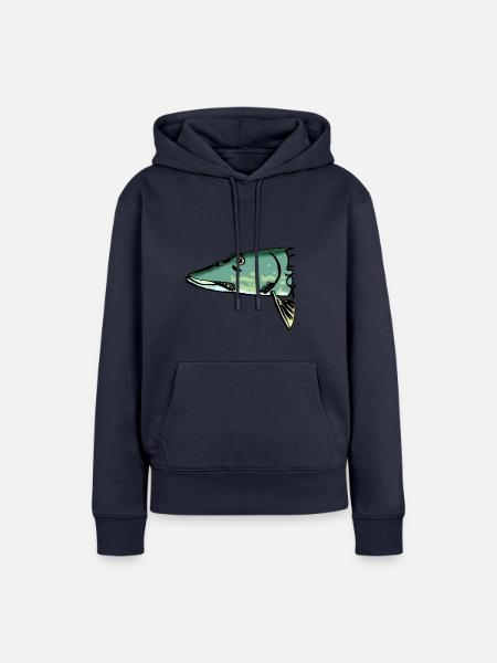 Hecht - Frauen Premium Bio Hoodie - Navy