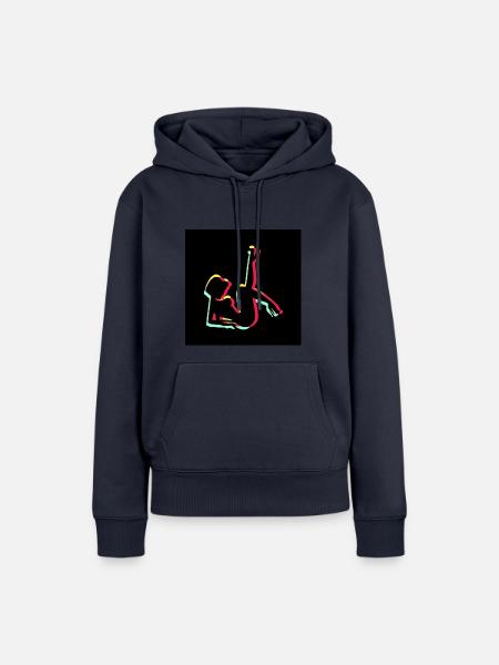 Sexy Mädchen - Frauen Premium Bio Hoodie - Navy