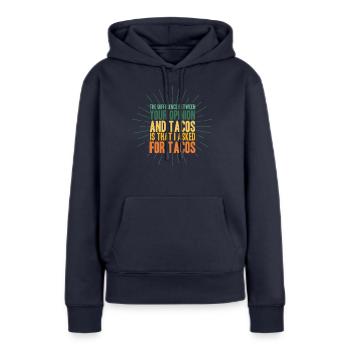 Sarcasm Sarcastic Irony Gift - Women’s Premium Organic Hoodie - navy - Front - Julia (174cm)