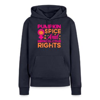 Women's rights Empowerment Feminist - Women’s Premium Organic Hoodie - navy - Front - Julia (174cm)