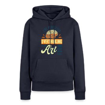 Sarcasm Sarcastic Irony Gift - Women’s Premium Organic Hoodie - navy - Front - Julia (174cm)