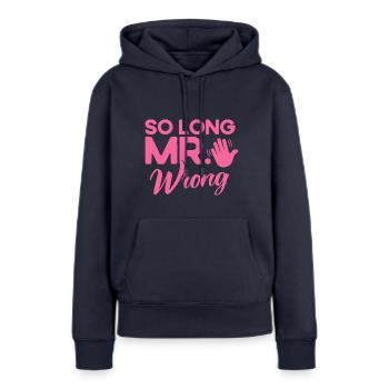 Ex Partner Scheidung Auflösung der Ehe Geschenk - Frauen Premium Bio Hoodie - Navy - Vorne - Julia (174cm)