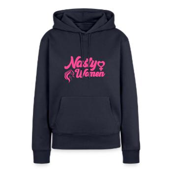 Women's rights Empowerment Feminist - Women’s Premium Organic Hoodie - navy - Front - Julia (174cm)
