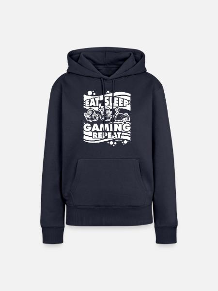 Gaming - Frauen Premium Bio Hoodie - Navy