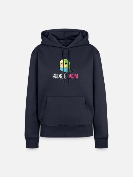 budgerigar parakeet, Budgie - Frauen Premium Bio Hoodie - Navy