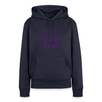 Muttertag Engel Ohne Flügel Nennt Man Mama - Frauen Premium Bio Hoodie - Navy - Vorne - Julia (174cm)
