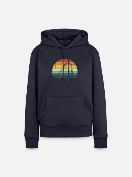 forecast Roller Coaster rollercoaster - Frauen Premium Bio Hoodie - Navy