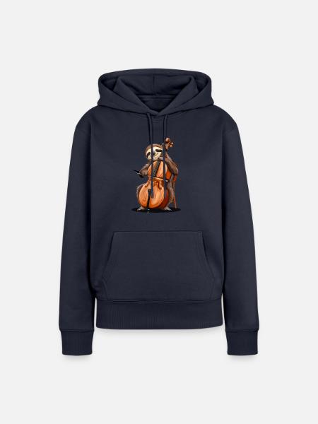 cello just cellin - Frauen Premium Bio Hoodie - Navy
