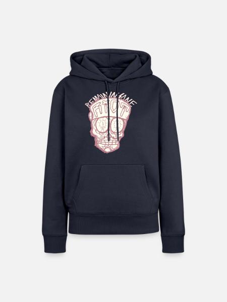 SugarSkull - Frauen Premium Bio Hoodie - Navy