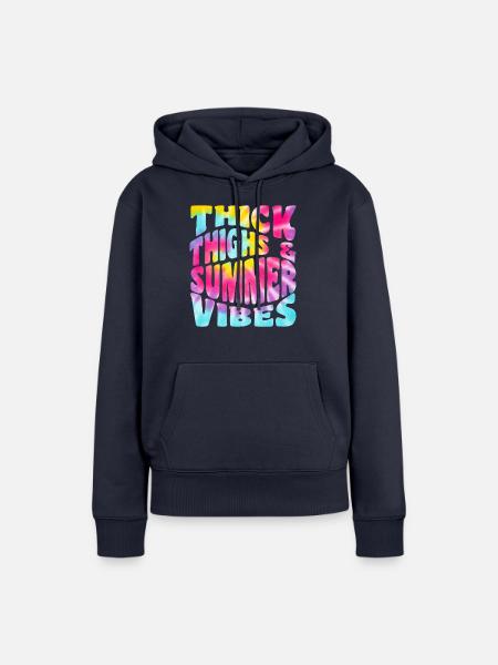 Sommer - Frauen Premium Bio Hoodie - Navy